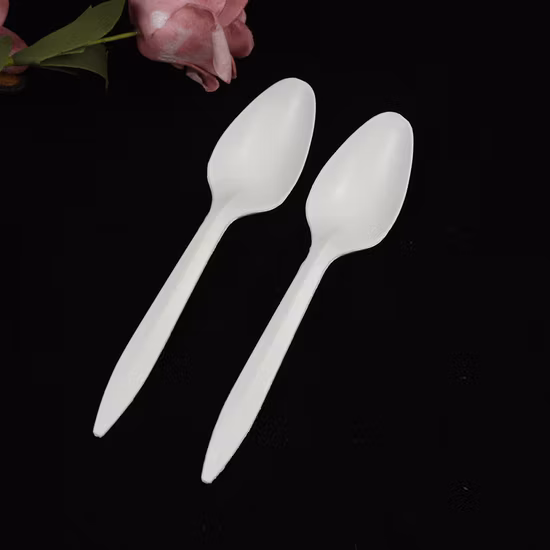 Disposable Light Weight Plastic Cutlery PP 2g 165mm Tea Spoon